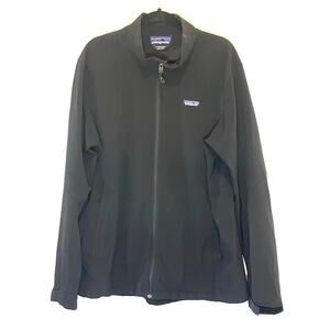 Patagonia Mens XL‎ Stretch Soft Shell Black Full Zip Coat Jacket
